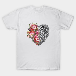 Heart Shape Rib Cage T-Shirt